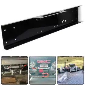 763383421649 RUGCEL WINCH Mounting Plate Yj Tj Lj Wrangler #2