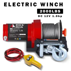782500217477 RUGCEL WINCH Hulk Atv Utv Electric Waterproof #2
