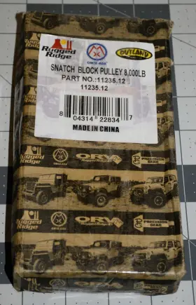 11235.12 RUGGED RIDGE Atv Utv Winch Snatch Block Pulley