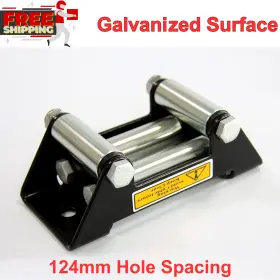 FL3500ST-N SALMAN Roller Steel Fairlead Hole Spacing Utv Atv