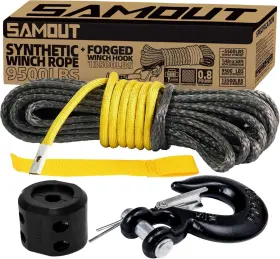 SMSWR060-15Y SAMOUT Synthetic Winch Rope Kit