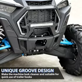 689830094252 SAUTVS Winch Cover Waterproof Silt Front Kit Rzr #3