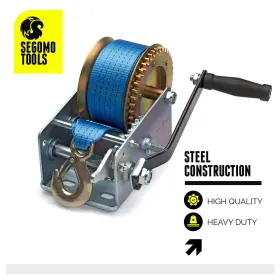 391537020681 SEGOMO TOOLS Manual Winch Ratchet Lon 2500 #3