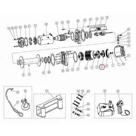 97495-02 SMITTYBILT Winch Gear Carrier
