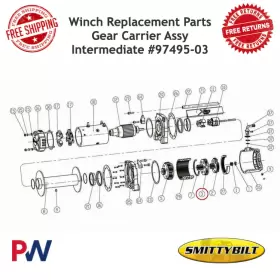 97495-03 SMITTYBILT Winch Gear Carrier Intermediate