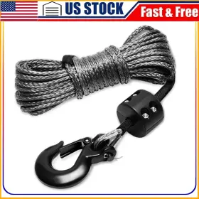 11021040 SPARKWHIZ Synthetic Winch Line Cable Rope Sleeve Atv