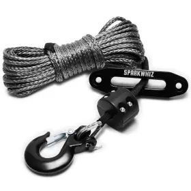 703269394063 SPARKWHIZ Synthetic Winch Rope Line Cable Kit