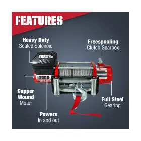 35STS12 STEALTH WINCHES Winch Electric Wireless Remotes Steel #2