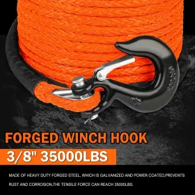 759838635570 STEGODON Synthetic Winch Rope Dyneema Cable Line #3
