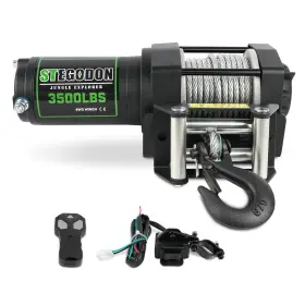 788505845684 STEGODON Winch Electric Atv Utv Boat Wired 3500
