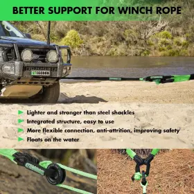 USAM-STWR011 STEGODON Winch Rope Synthetic Line Cable Wi Kit #3