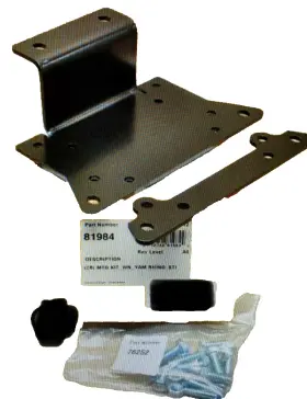 81984 STI / WARN Winch Mount Kit Yamaha Rhino