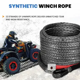 WR-3 STRATFORD WORKS Synthetic Winch Rope Cable #3