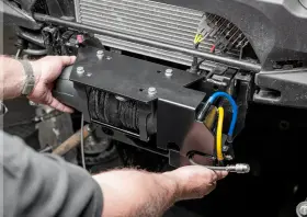 QWM-H-PIO1K-6000 SUPERATV Winch 1000 Honda Pioneer #2