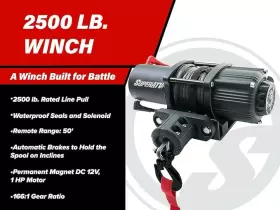 WN-2500 SUPERATV Winch Utv Atv Ops Kit #2