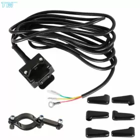 393426 TECHME17 Winch Rocker Thumb Switch Handle Bar Control #3