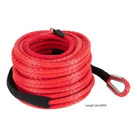 1-2X85FT TITIDU Synthetic Winch Rope Cable Atv Car Tow Kit #2