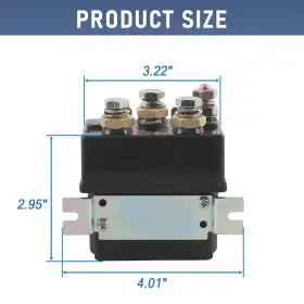 50012 TOMTOP-AUTO Winch Relay Contactor Solenoid Atv Utv #2