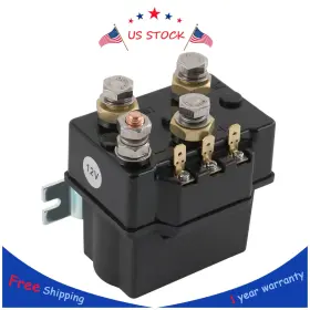 50012 TOMTOP-AUTO Winch Relay Contactor Solenoid Atv Utv