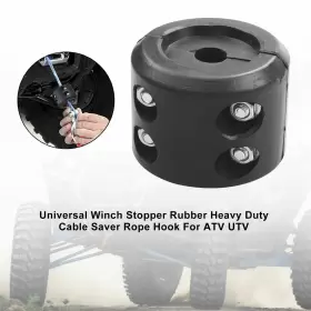 M560-A052 TOPTENG Winch Stopper Rubber Cable Saver Rope Hook #2