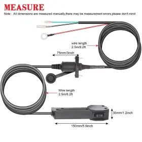 SWHGFVD0081H TORKETTLE Winch Controller Remote Control Atv #3