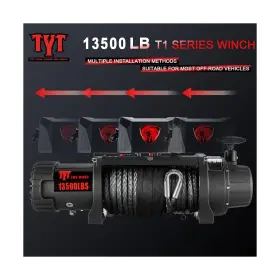 PP3PL10001 TYT Winch Electric Synthetic Rope Waterp #3