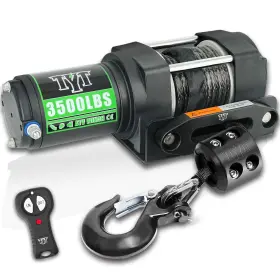 PP3PL170004 TYT Atv Winch Electric Synthetic Rope 3500