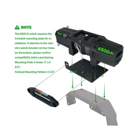 PP3PL170006 TYT Utv Winch Volt Electric Trailer Wireless Rem #2