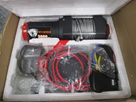 TBF3000 TYT Winch Steel Cable Atv Utv