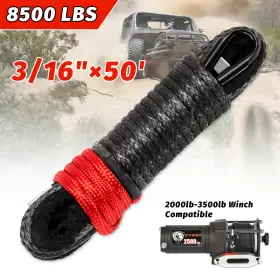 TR-3-16-50-IG TYT Synthetic Winch Rope Line Recovery Cable