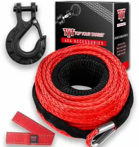 TX-3-8-100-R2 TYT Synthetic Winch Rope Hook Cable