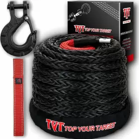 TX-9-16-76-BL TYT Synthetic Winch Rope Hook Kit