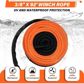 TYT-3-8-100 TYT Synthetic Winch Rope Hook #2