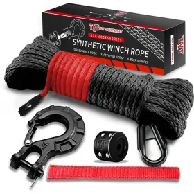 TYTSWR003 TYT Winch Rope Synthetic Cable Atv Utv Kit 4WD Road