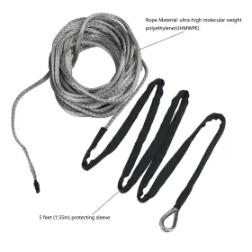 606825175130 UCREATIVE Feet Synthetic Winch Rope Line Cable #2