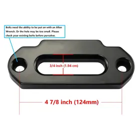 606825175161 UCREATIVE Hawse Fairlead Atv Winch Mount #2