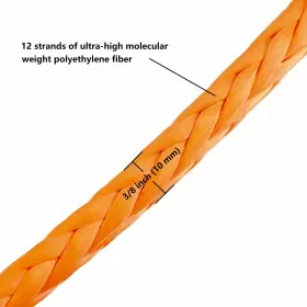 606825175888 UCREATIVE Synthetic Winch Rope Line Cable #2
