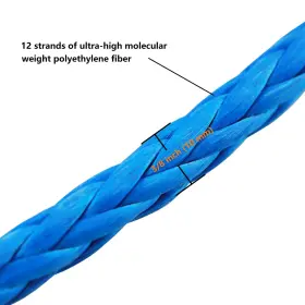 606825175970 UCREATIVE Feet Synthetic Winch Rope Extension #2