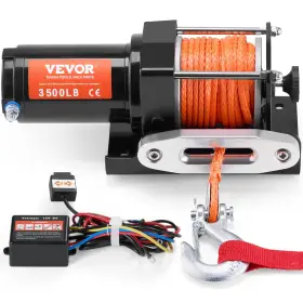 197988368632 VEVOR Electric Winch Waterproof Line 3500