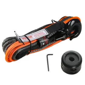 197988385035 VEVOR Synthetic Winch Rope Sleeve Forged Hook