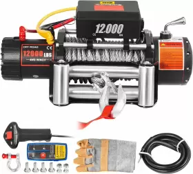 768558084490 VEVOR Winch Electric Steel Cable Power