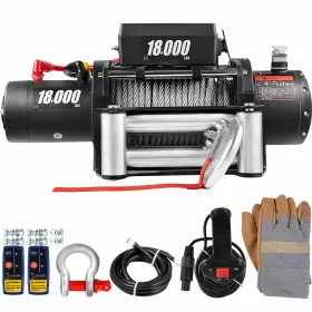 JCPJ1.8WBG75FT001 VEVOR Electric Winch Steel Cable Atv Utv