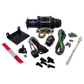 MD3000 VIPER Bk Atv Utv Winch Synth Rope Kit
