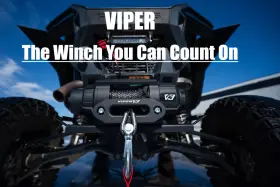 Viper V34500se Re V3 9000lb Utv/atv Military Grade Winch With 40 Feet Black Synthetic Rope