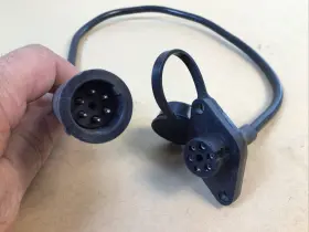 14469 WARN Winch Remote Control Wire Round Socket #3