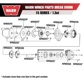 69328 WARN Winch Carrier