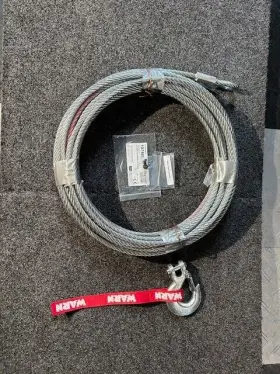 74313 WARN Steel Rope Hook Screw Strap