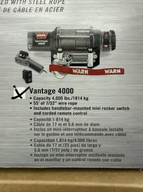 95835 WARN Vantage Winch Kit 4000 900 4X4 Boy Stampede
