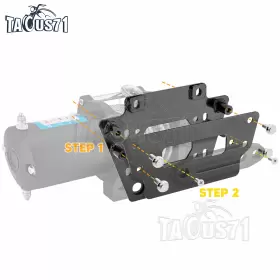 80106008 WEISEN Front Bumper Winch Mounting Plate Krx Kit #3