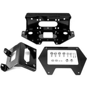 80DA106027 WEISEN Utv Steel Front Winch Mounting Brackets Pro